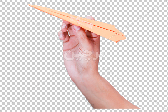 Borchin-ir-Make-a-Dart-Paper-Airplane-Steps عکس لایه باز دست و موشک کاغذی در دست۲