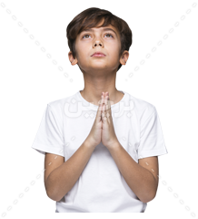 عکس png پسربچه در حال دعا کردن