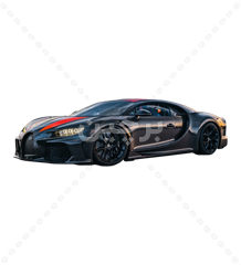 عکس لایه باز Bugatti Chiron Super Sport 300 (2021) با فرمت پی ان جی