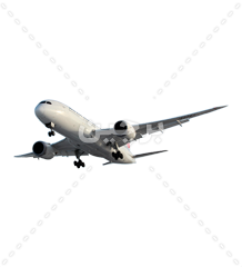 هواپیمای مسافربری به رنگ سفید
