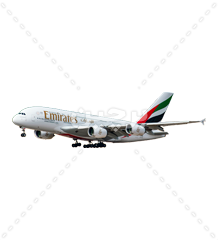 عکس هواپیمایی امارات Emirates Airways با فرمت png