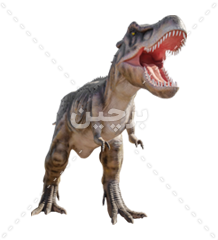 عکس بدون زمینه و واقعی دایناسورهای گوشتخوار