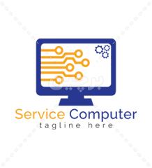 طراحی لوگوی خدمات سرویس کامپیوتر