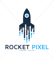 لوگوی png راکت در حال پرواز